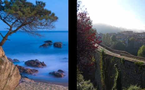 Mountain and sea in Catalonia